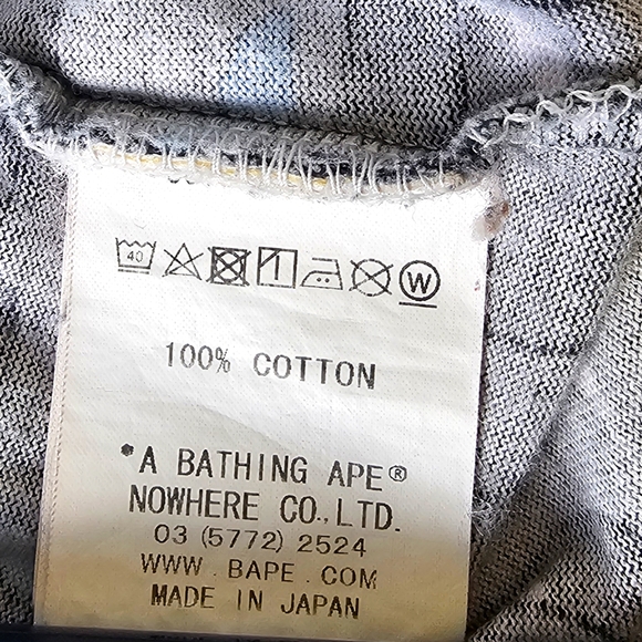 Glow in the dark Space camo bape T shirt - Picture 4 of 5